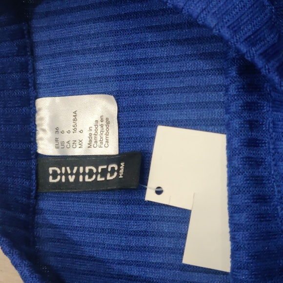 NWT H&M Blue Dress "NYC ORIGINAL" - Picture 3 of 8